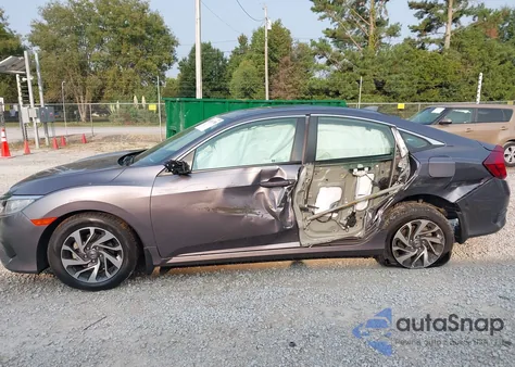 2018 Honda Civic Ex from USA, damaged, VIN 19XFC2F74JE002506